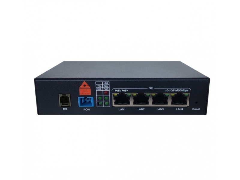 XP2400-POE-1T 語音4GE千兆POE ONU XPON自適應GPON/EPON